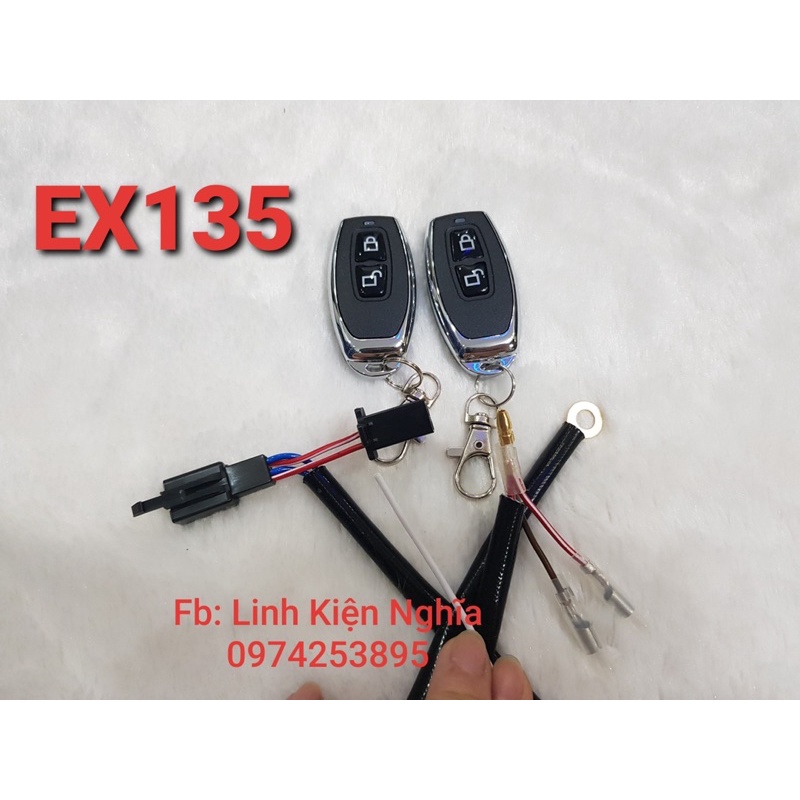 Mạch Tắt Mở Máy và Đề Xe Từ Xa Xe Ex135