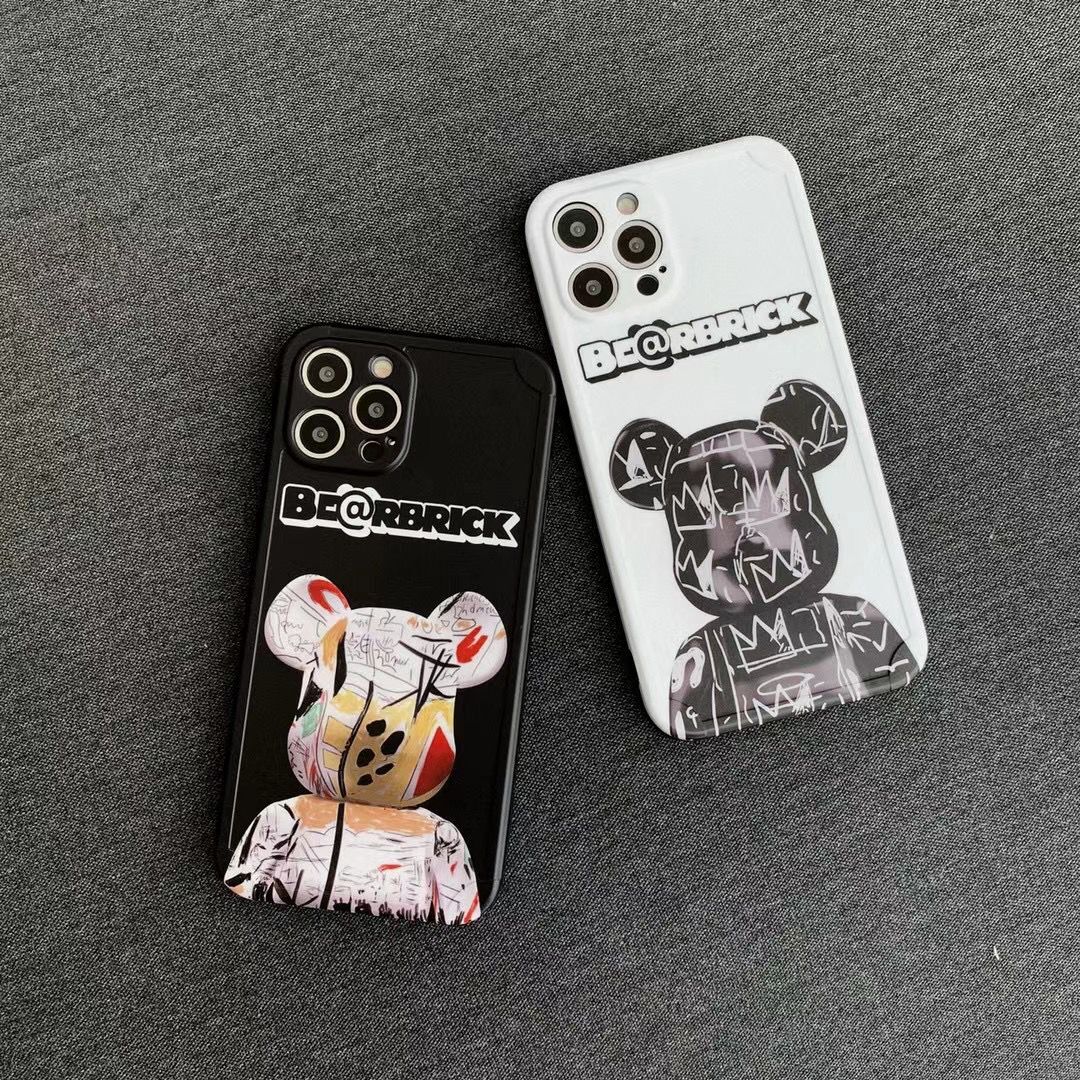 Ốp silicon Họa Tiết Hình Chú Gấu Thời Trang Cho Iphone 11 Pro Max 8 Plus 7 Xr Xs X 12 Pro Max Se 2020 | BigBuy360 - bigbuy360.vn