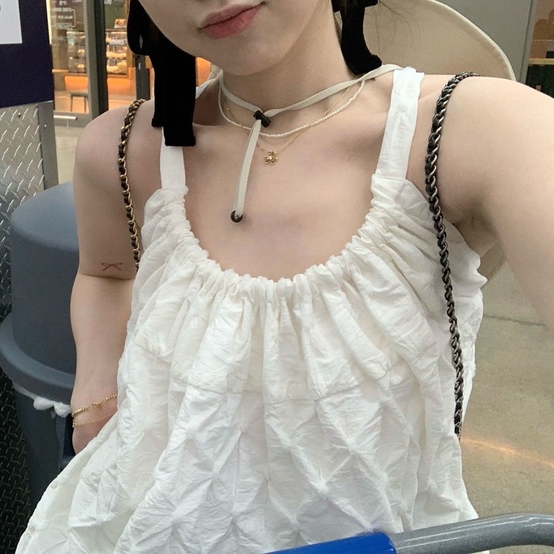 Áo Hai Dây Hở Lưng Thời Trang Mùa Hè Nhật Bản Dễ Thương Dành Cho Nữ