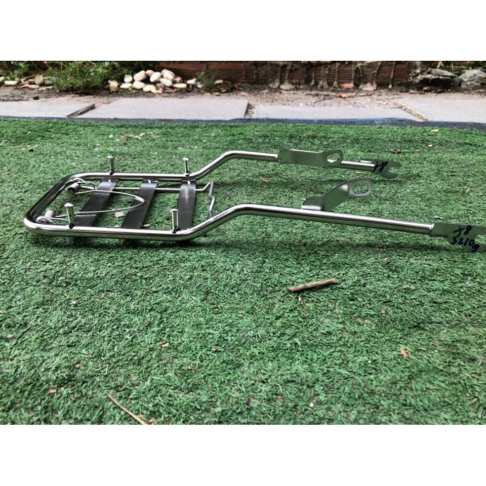 Baga sau  thanh dẹp có kẹp honda dame-Cub 78-79-80-81-86-inox