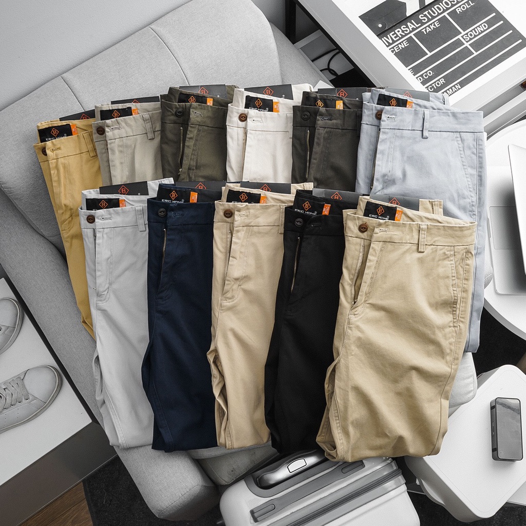 Quần kaki NAM chất vải cao cấp, đường may tinh tế, chuẩn phom đẹp miễn chê, được xem hàng thoải mái