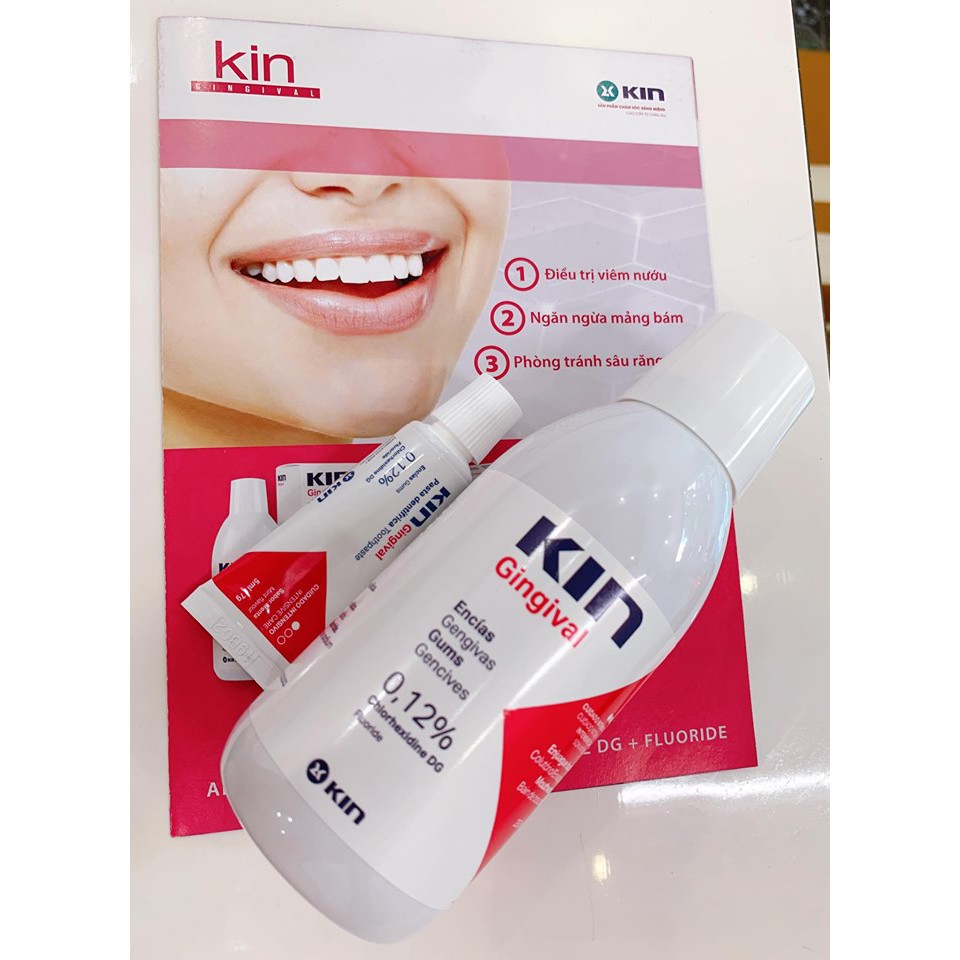 Dung dịch súc miệng Kin Gingival 250ml - cvspharmacy