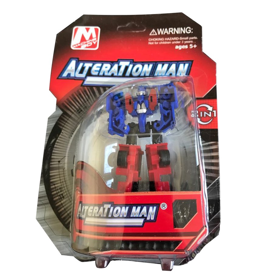 Đồ Chơi Robot Biến Hình Xe Bằng Nhựa Cho Bé