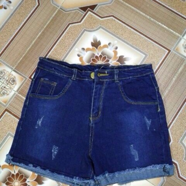 Quần shorts bò khoá 