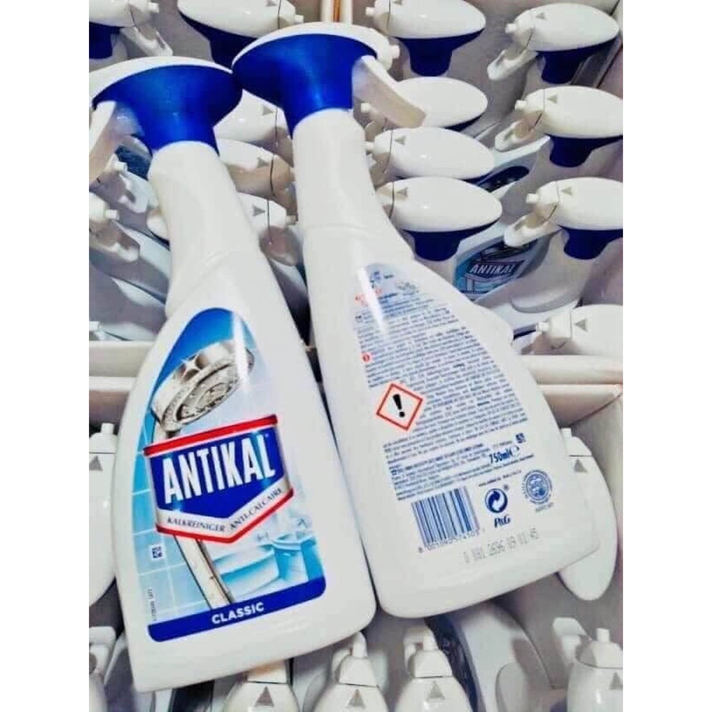 Chai xịt tẩy rửa đa năng Antikal hương hoa đại Đức 700ml loại bỏ cặn vôi - Gemizy Shop