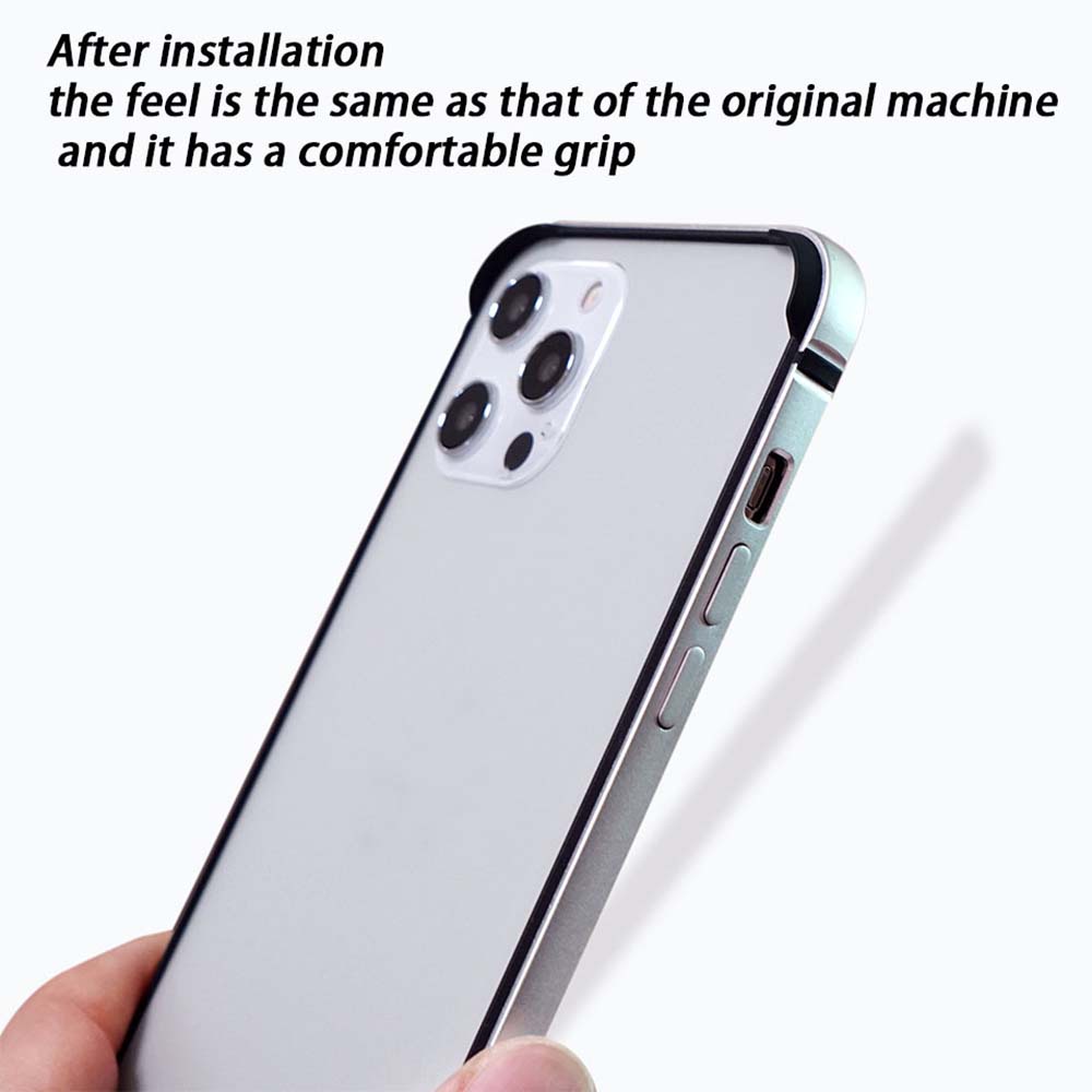 Ốp Điện Thoại Khung Hợp Kim Nhôm Cho Iphone 14 Pro Max 13 Pro Max 12 Pro Max 11 XS Max 14 Pro Max