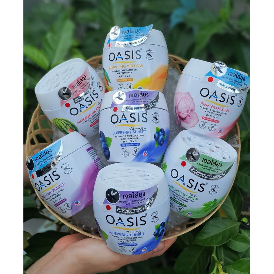 Sáp thơm phòng chống đuỗi muỗi oasis thái lan 180g - ảnh sản phẩm 6