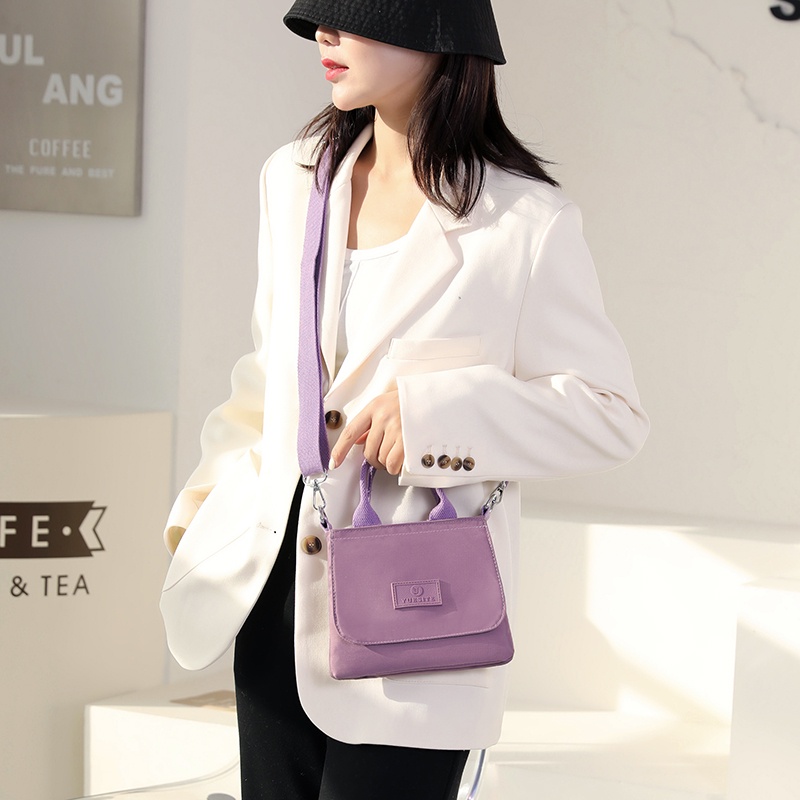 Túi Đeo Chéo Vải Bố Phong Cách Mới Cho Nữ