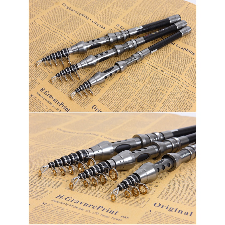 Cần Câu Cá Bằng Sợi Carbon Siêu Nhẹ 1.5-2.4M