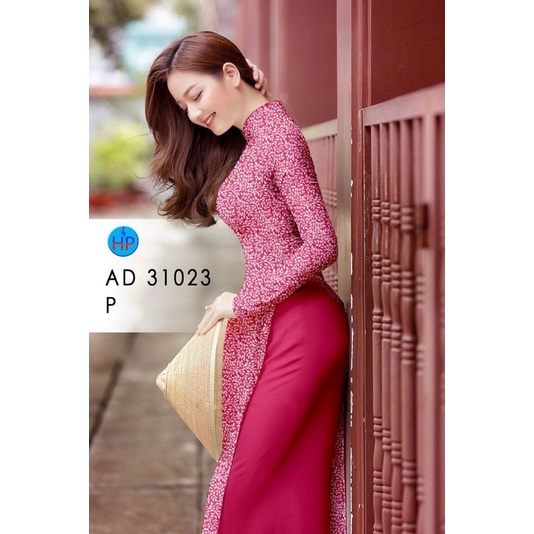 Vải áo dài hoa nhí