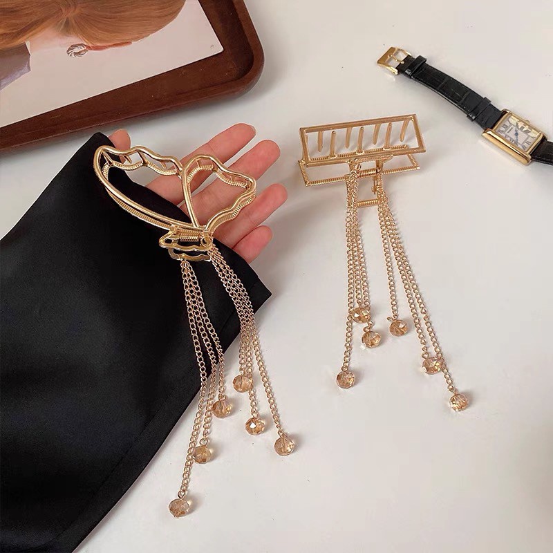 Simple and exquisite butterfly pendant temperament net red 2021 new female hairpin F316