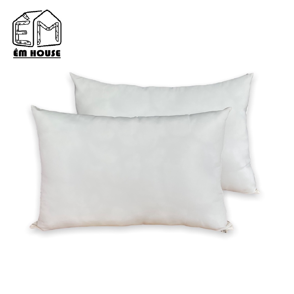 Vỏ ruột gối cao cấp vải dày Êm House có dây kéo