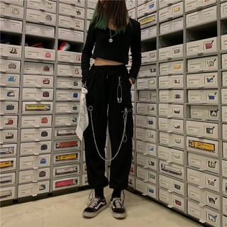 Quần túi hộp ulzzang đen