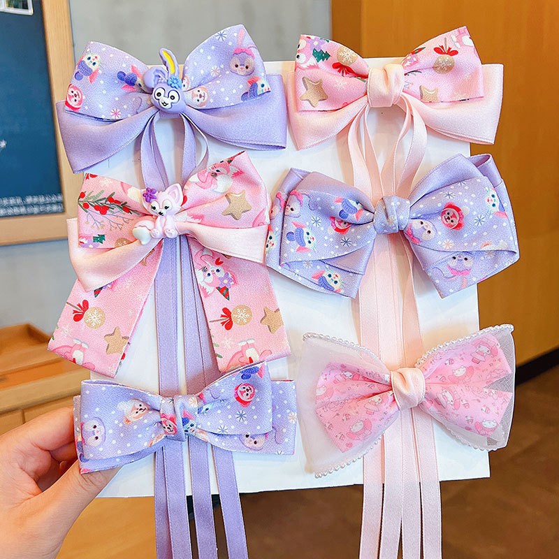 Kẹp Tóc Hình Nơ Hoạt Hình Xinh Xắn Cho Bé Gái Aku