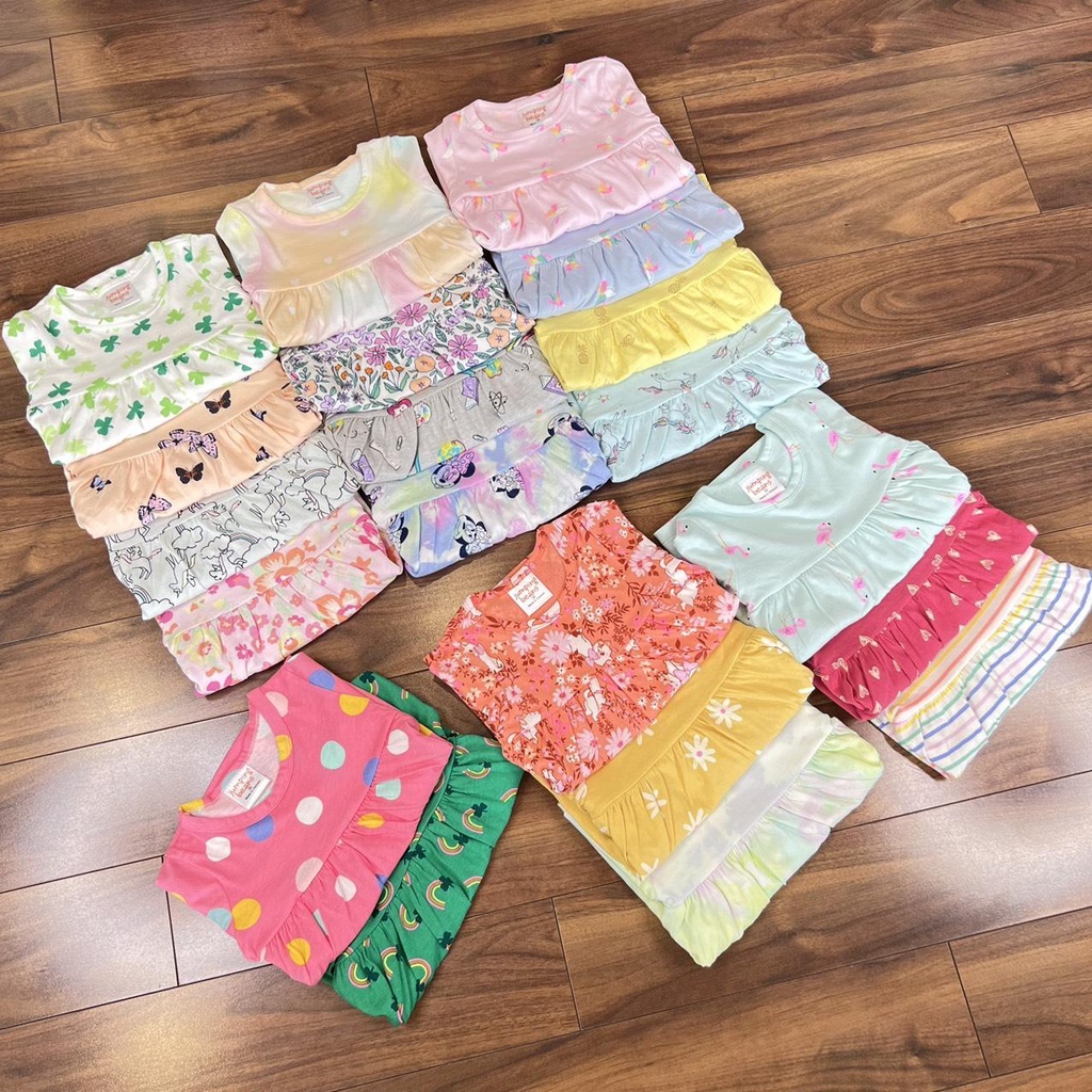 [Rẻ vô địch] Váy thu dài tay dáng babydoll cho bé gái từ 8-20kg nhiều màu, được chọn màu