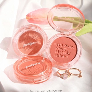 Má hồng Peripera  pure blushed sunshine cheek