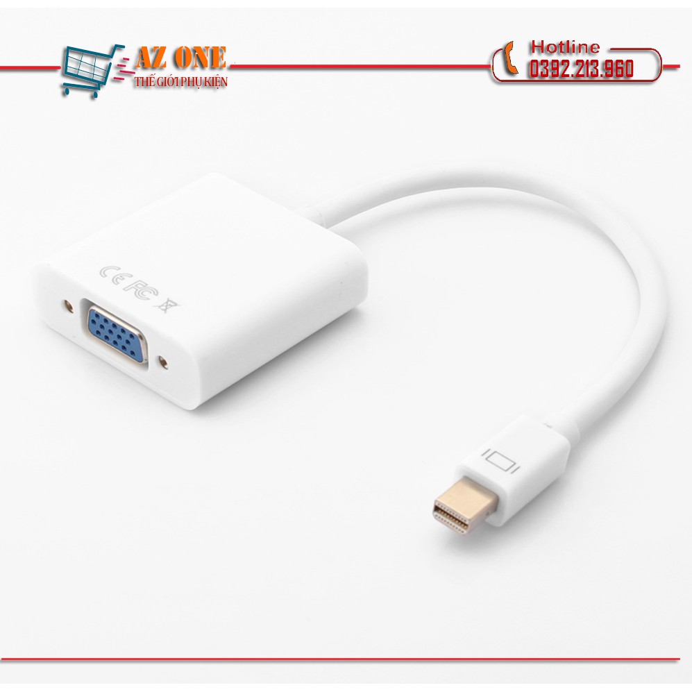 Dây dùng cho Macbook Mini Display port ra VGA của máy chiếu