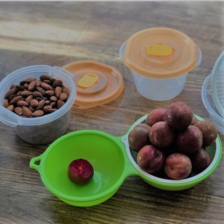 Bộ rổ nhựa kèm bát đôi Inomata