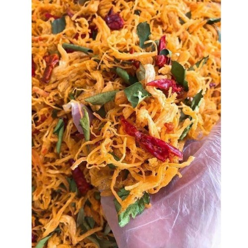 Khô gà lá chanh, khô gà ăn vặt hũ 300g | BigBuy360 - bigbuy360.vn
