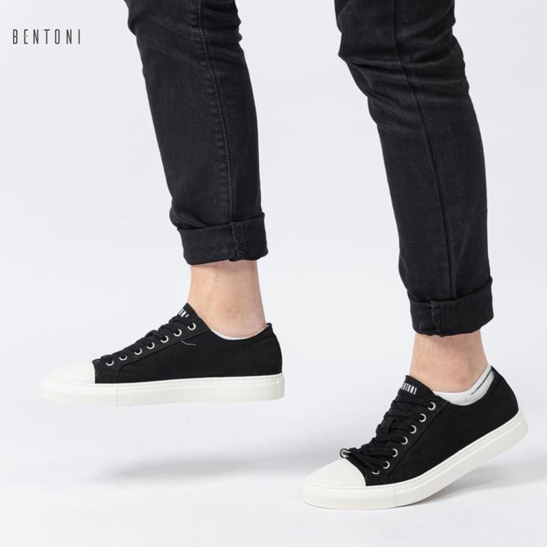 Giày thể thao nam Bentoni - Canvas Sneaker NVA2411DEEH1911764 (Đen) - Azx21