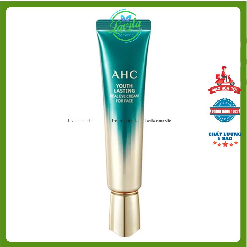 Kem Mắt AHC Angeless Real Eye Cream For Face 30ml [ Mẫu Mới Vỏ Xanh ]