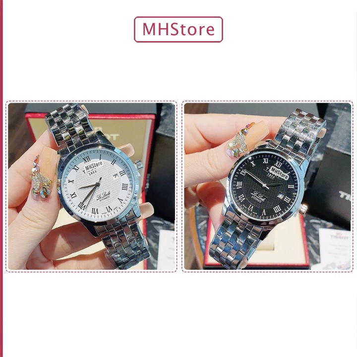 Đồng hồ nam TS 1853 dây thép không gỉ, mặt vân cực đẹp giá rẻ, sang trọng lịch lãm [Tặng tháo dây] | BigBuy360 - bigbuy360.vn