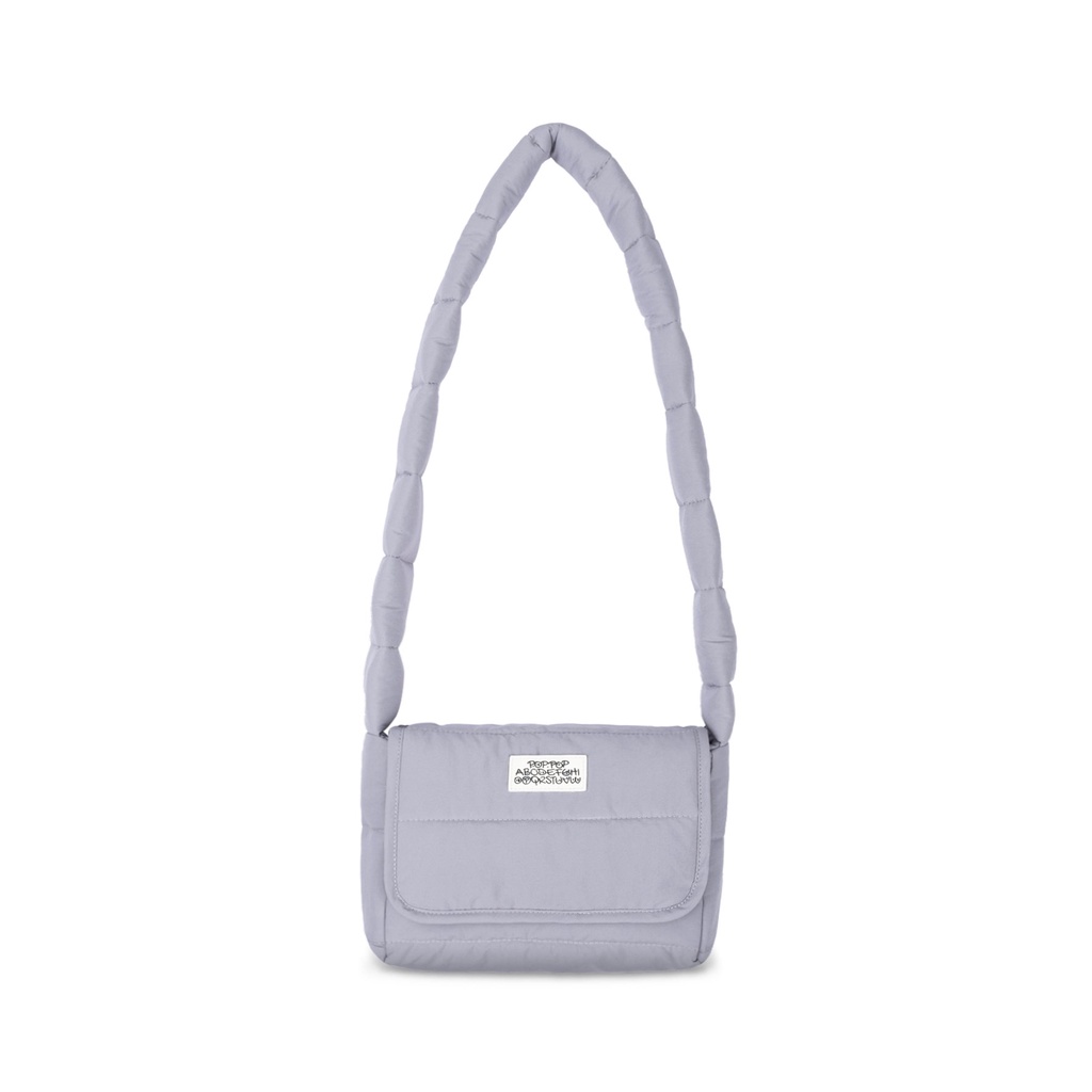 Túi đeo chéo chần bông POPOP PUFFER BAG GREY