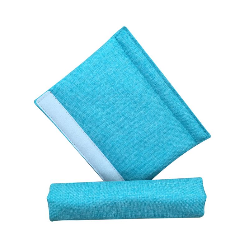 Bộ 2 Vỏ Bọc Tay Cầm Xe Đẩy Em Bé Chất Liệu Cotton Lanh Tiện Dụng
