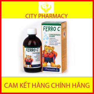Siro Ferro C bổ sung vitamin C, sắt, kẽm cho bé 200ml
