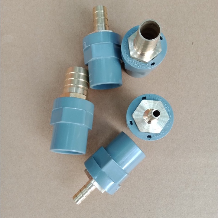 Đầu chuyển đổi từ ống PVC 21 ra nối đuôi chuột 6,8,10...