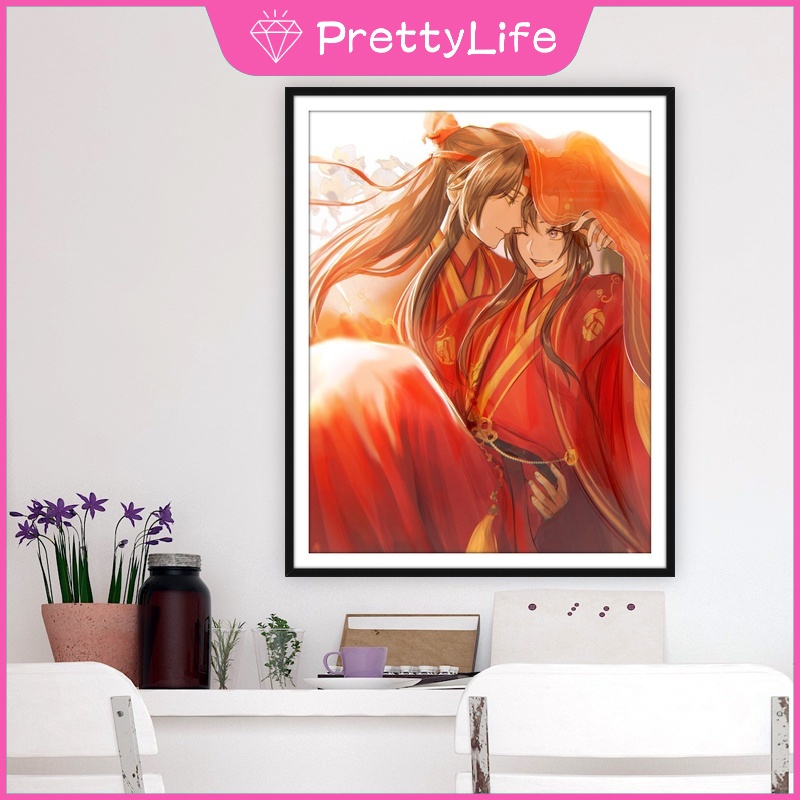 Bộ Tranh Đính Đá 5D Tự Làm 40x50cm Họa Tiết Hoạt Hình Độc Đáo Trang Trí Nhà Cửa