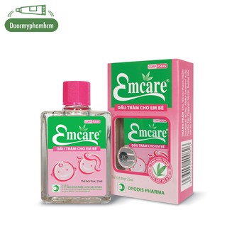 Dầu Khuynh Diệp Emcare 25ml mùi dễ chịu cho bé