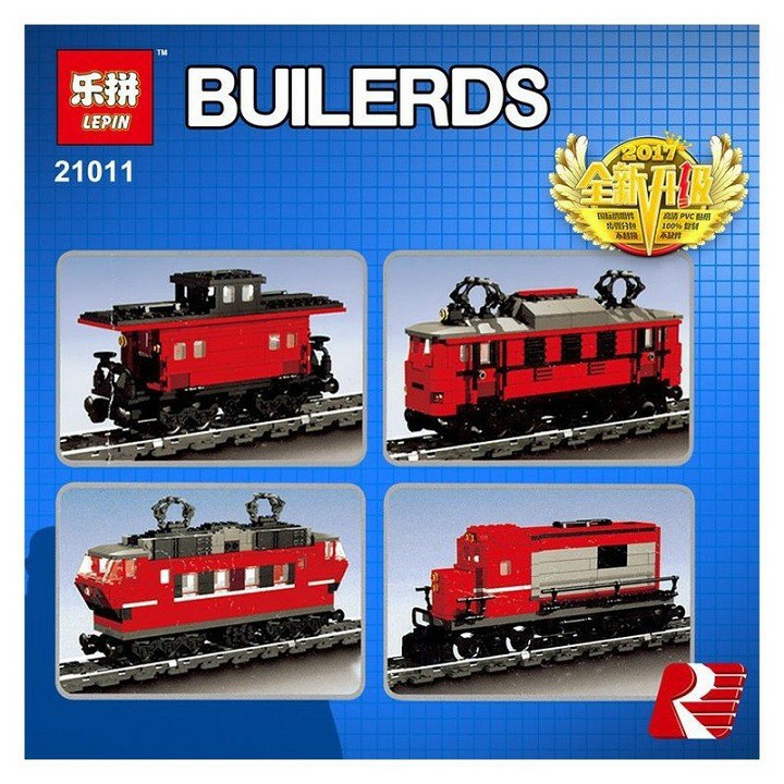 Lắp Ráp Xếp Hình 21011 mảnh Mô Hình Đoàn Tàu Đỏ Mùa Đông 1115 Mảnh