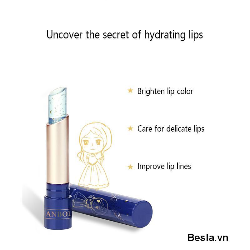 🍓Son dưỡng ẩm Dạng Thạch Hãng HEYXI - Đổi Màu Theo Thời Gian - Vị Berry - Hương Hoa Hồng - Không Lem