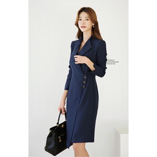 Q781019 đầm vest công sở thiết kế