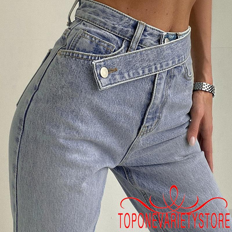 [Mã FADIRECT20 giảm 20K đơn 150K] Quần Jeans Nữ Dài Lưng Cao Ống Đứng Thời Trang | BigBuy360 - bigbuy360.vn