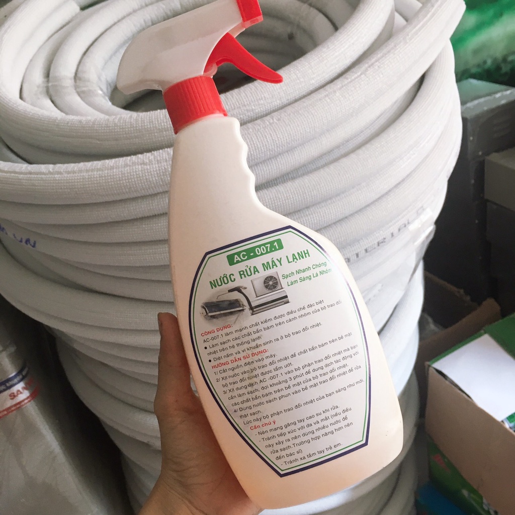 Nước rửa máy lạnh 007 [SÁNG BÓNG] Nước rửa dàn máy lạnh