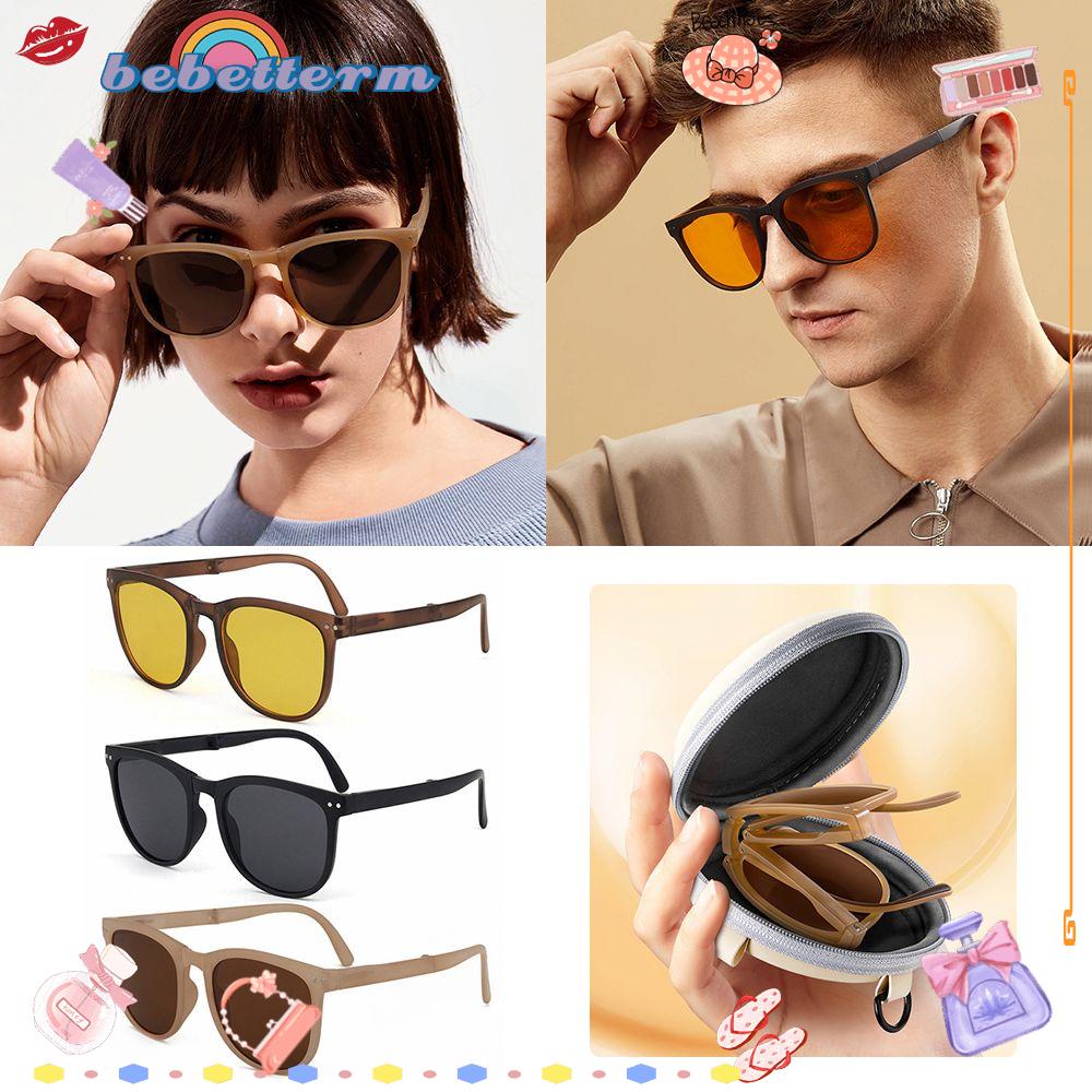 Kính Râm Siêu Nhẹ Chống Nắng Có Thể Gấp Gọn Phong Cách Cổ Điển