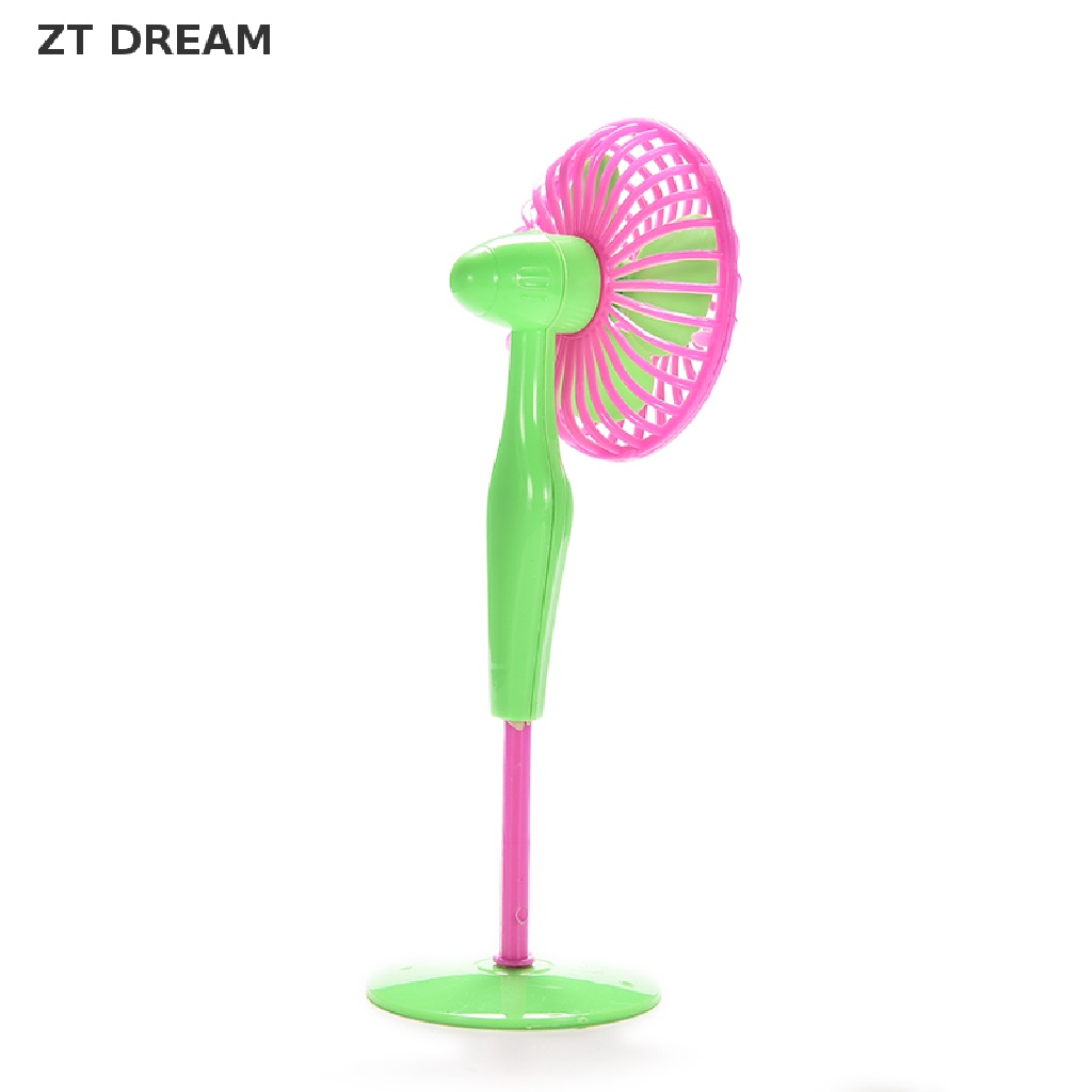 ZTD 1 X Mini Fan Toys for Barbies Kids Dollhouse Furniture Accessories Color Random 07