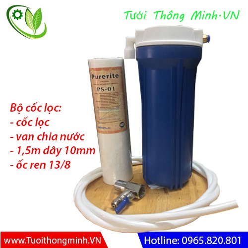 Bộ cốc lọc và chia nước