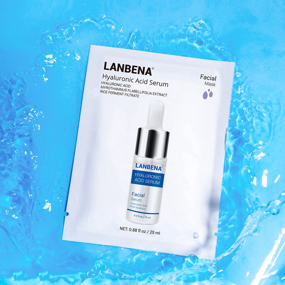(Hàng Mới Về) Mặt Nạ Hyaluronic Acid Dưỡng Ẩm Làm Trắng Da Lanbena | BigBuy360 - bigbuy360.vn