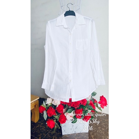 Áo vin trắng kiểu