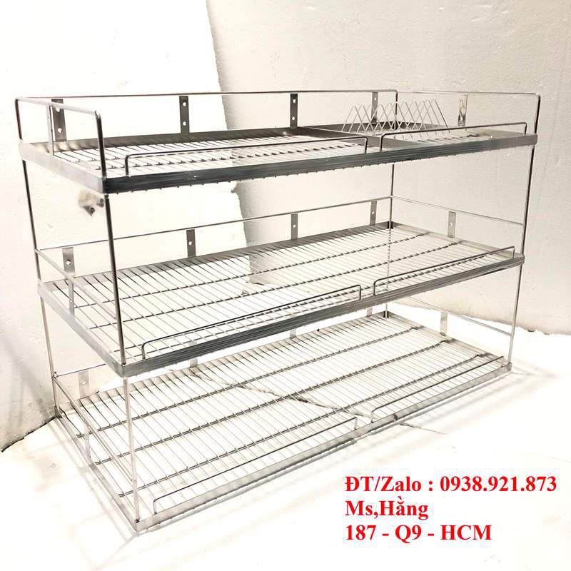 Kệ Chén Inox 3 Tầng Treo Tường: Giải Pháp Tối Ưu Cho Không Gian Bếp Gọn ...