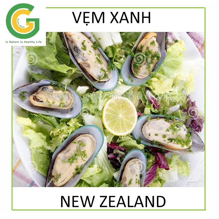 Vẹm Xanh Nửa Mảnh New Zealand Nhập Khẩu Green Good Chuyên Nướng, Hấp, Sốt