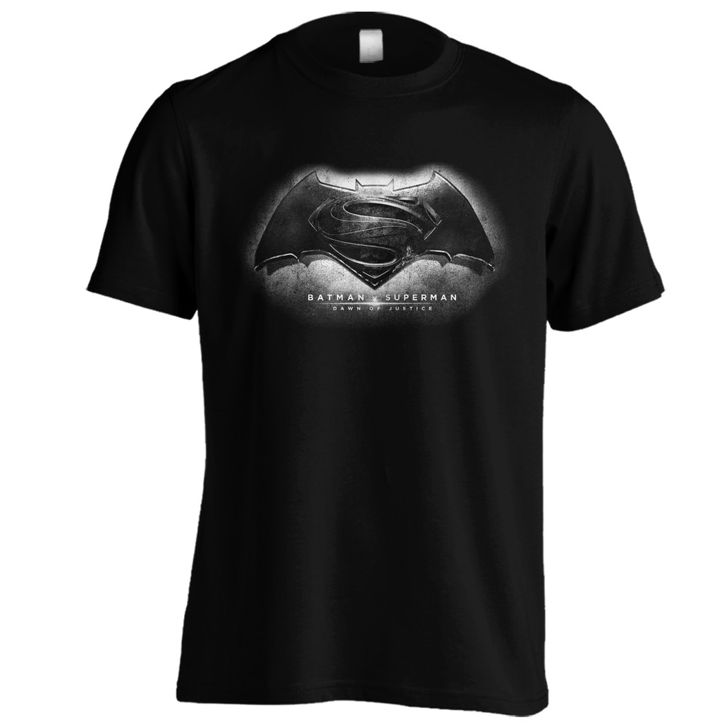 Áo Thun Đen In Hình Batman Vs Superman 2 Size S-xxl