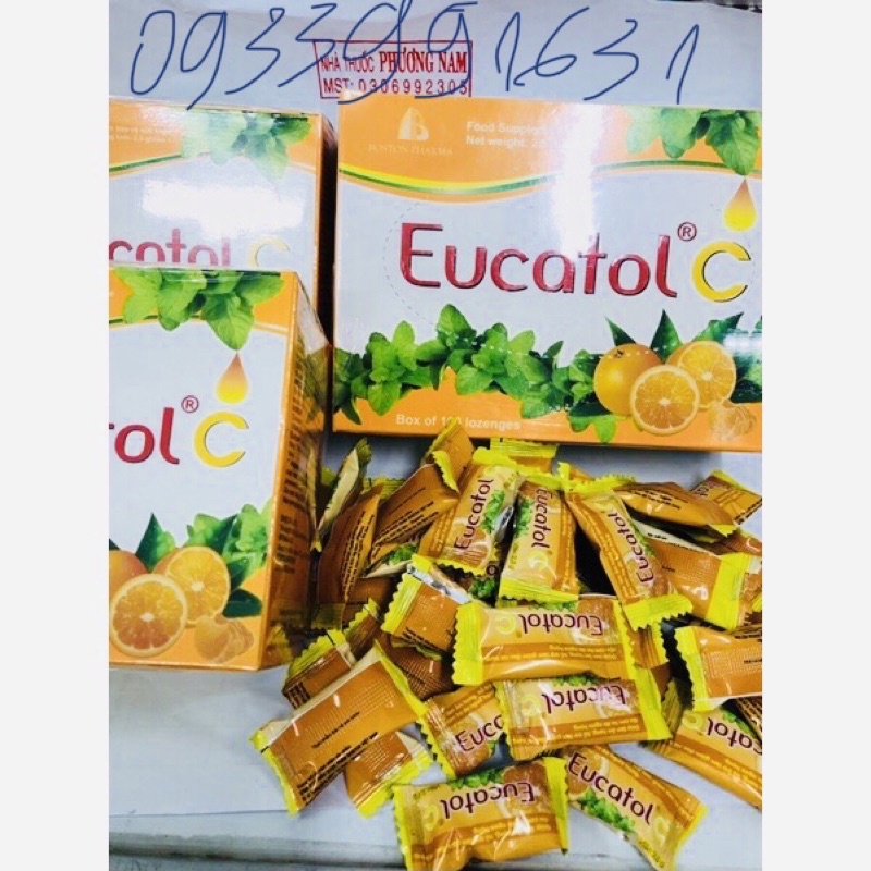 Kẹo eucatol c-combo 10 viên