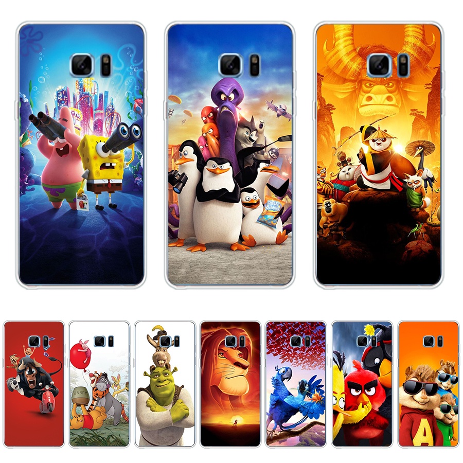 Ốp Điện Thoại TPU Silicon Mềm Họa Tiết Hoạt Hình B3 Cho Samsung Galaxy note 4 / 5 / 7 / FE