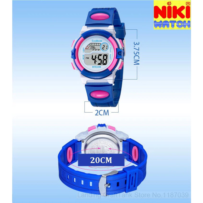 [Mã FAMAYFA2 giảm 10K đơn 50K] [𝑳𝒐𝒂̣𝒊 𝑻𝒐̂́𝒕] Đồng Hồ Điện Tử Chống Nước Coobos Cho Bé Gái | BigBuy360 - bigbuy360.vn