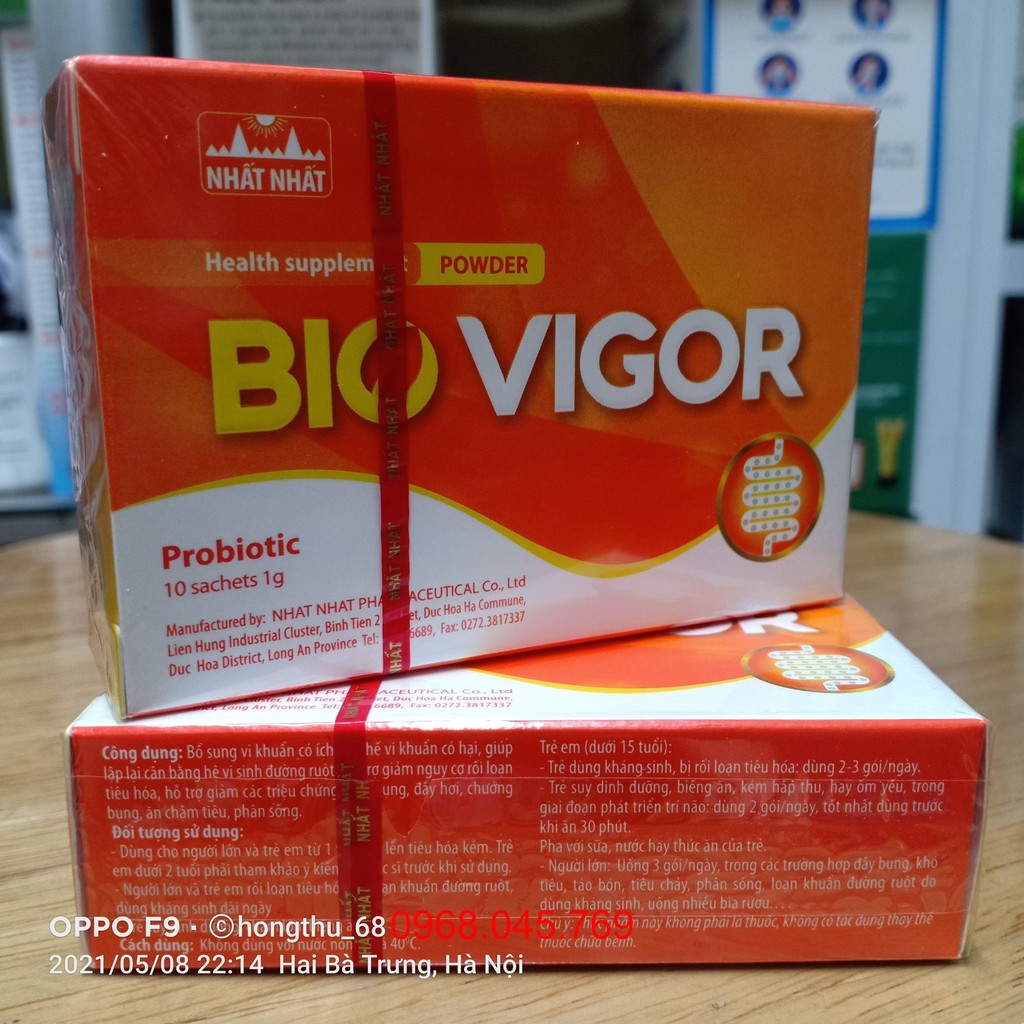 Men vi sinh Bio Vigor giúp lập lại cân bằng hệ vi sinh đường ruột
