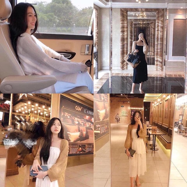 Áo cadigan len mỏng phong cách hàn quốc mặc được 4 mùa | BigBuy360 - bigbuy360.vn